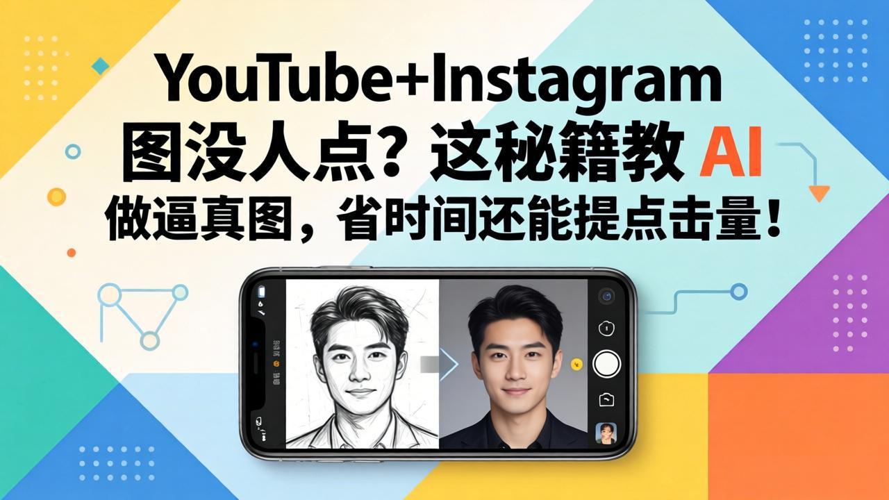 YouTube+Instagram图没人点？这秘籍教 AI 做逼真图，省时间还能提点击量-源创文化-轻创终点站