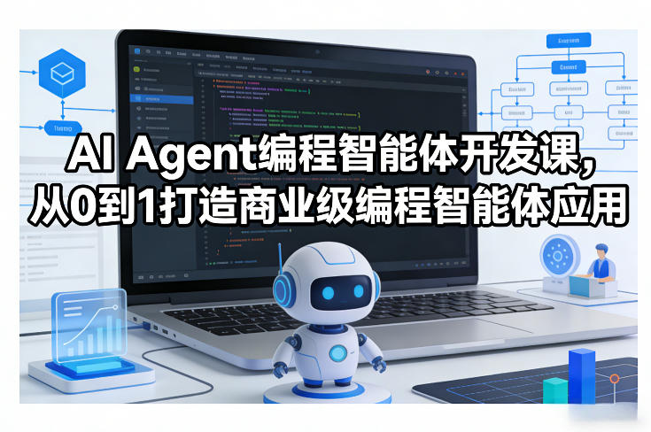 AI Agent编程智能体开发课，从0到1打造商业级编程智能体应用-源创文化-轻创终点站