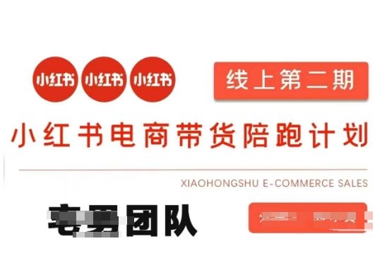 小红书电商带货课2期，月利润20个的小红书电商的有货源，无货源，虚拟产品，付费投流等整套玩法-源创文化-轻创终点站